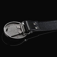 Smooth Buckle For Self-defense Trendy Punk-style Belt Buckle With A Distinctive Look