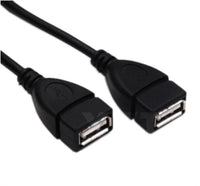 Two In One Dual Female Charging USB Expansion