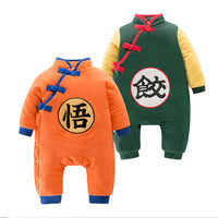Thick Warm Dumplings Rompers Jumpsuit Crawling Suit
