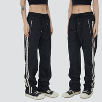 Loose And Unisex Casual National Trendy Sports Webbing Trousers