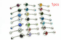 Czech Diamond Medical Steel Piercing Jewelry Belly Button Ring