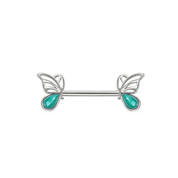Stainless Steel Butterfly Nail Nipple Buckle
