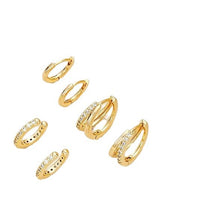 Zircon-Encrusted Luxury High-End All-Match Earring Set For Women