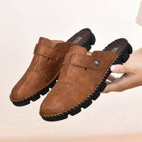 Summer Outdoor Men's Half Slippers Casual Lazybones' Shoes Fashion Handmade Stitching