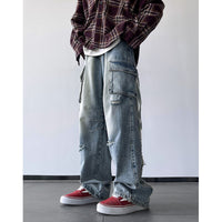 Tooling Straight-leg Trousers Loose Trendy All-match