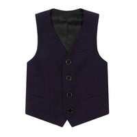 Children's Black Waistcoat Little Boy Performance And Show Clothing