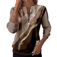 Long Sleeve Women's T-Shirt Halloween Christmas Print Sweatshirt Casual Sweater Top