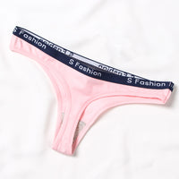 Solid Color Sexy Seamless Briefs Ladies Low Waist