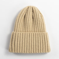Knitted Hat Women's Korean-style Versatile Solid Color Woolen Hat Women's Outdoor Thickened Warm Beanie Hat