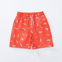 Boy Loose Lace-up Adjustable Sports Shorts