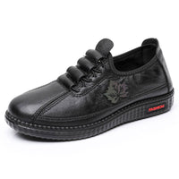 Plus Size PU Soft Bottom Slip-on Comfortable Mom Shoes