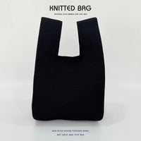 Womens Knitted Yarn Tote Bag Versatile And Easy To Style