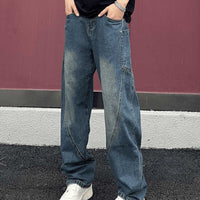 American High Street Machete Jeans Men's Spring And Autumn Ruoshuai