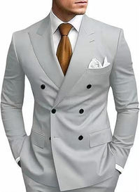 Business British-style Sophisticated Formal Mens Two-piece Suits