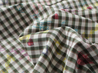 Loose Short Sleeve Plaid Shirt Men
