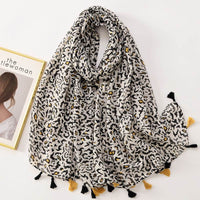 Rendering Ink Painting Butterfly Printed Sunscreen Shawl