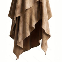 Irregularly Designed Suede Skirt For Women