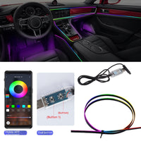 Car Atmosphere LED Light Bar Hidden Modification