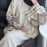 Fashion Embroidered DUBAI Turkish Party Robe