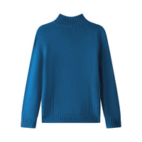 Design Retro Commuter Sweater Loose Soft Nuo Top Sweater For Women