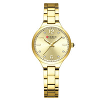 Simple Small Dial Waterproof Quartz Womens Watch