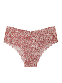 European And American Seamless Ice Silk Briefs Sexy Breathable With Print