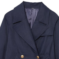 Women's Casual And Fashionable Double Breasted Short Jacket