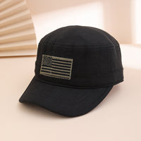 Cross-border Fashion Camouflage Pattern National Flag Baseball Cap, Soft-top Baseball Cap, Truck Driver's Flat Cap
