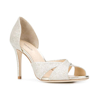 Light Gingerlet Cross Strap Stiletto Sandals