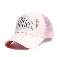Distressed Mesh Breathable Thin Summer Sun Protection Sun Hat Baseball Cap