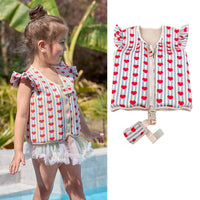 Beginner Anti-drowning Arm Floats Long White Silk Sleeves Life Jackets