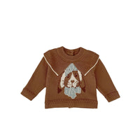 Spring And Autumn New Jacquard Knitted Top