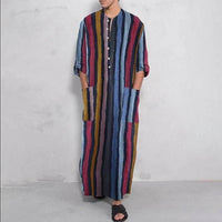 Muslim Southeast Asia Loose And Simple Long Sleeve Middle East Men's Robe