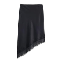 Elegant Silk-textured Skirt For Women