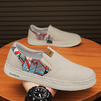 Men's Casual Versatile Ethnic Style Canvas Shoes
