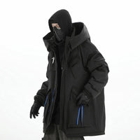 Men's Loose Cargo Thickened Warm Cotton Coat