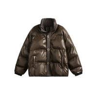 Cotton-padded Coat Stand-up Collar Thermal Loose Fashionable Jacket