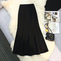 Fishtail High Waist Slimming Sheath Western Style All-matching Skirt