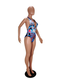 Women's Summer Casual Wrap Breast Halter Swimsuit