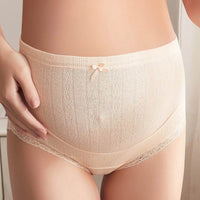 Pregnant Women's Underpants Pregnancy High Waist Belly Support Pure Cotton