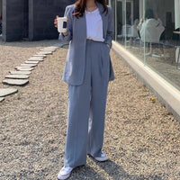 Women's Wide-leg Pants Suit