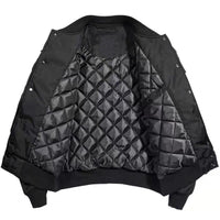 Oversize Loose Embroidered Overalls Flight Jacket