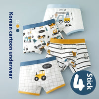 Boys' Cotton Printing Boxer Shorts