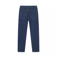 Stretch Denim Men's Pants Skinny Mid Waist