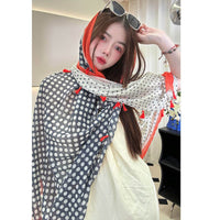 Ethnic Style Sunscreen Shawl Thin Retro Buckle Cloak