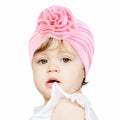 Baby Solid Color Photography Fashion Pan Flower Bandana Hat