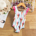 Back Cross Double Bow Swimsuit Large Back Lace One Piece