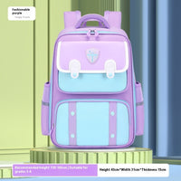 Student Schoolbag Spine Protection Burden Alleviation Backpack Water Repellent