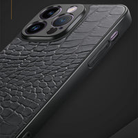 Crocodile-printed Mobile Phone Case With All-inclusive Fine Holes To Prevent Falling
