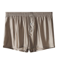 Ice Silk Men's Underwear High-end Smooth Satin Loose